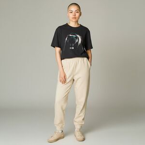 Adidas solid black graphic bear short sleeve tee shirt 100% cotton size XL